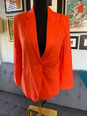 Like new Grey/Vin Women's Orange Blazer size 4